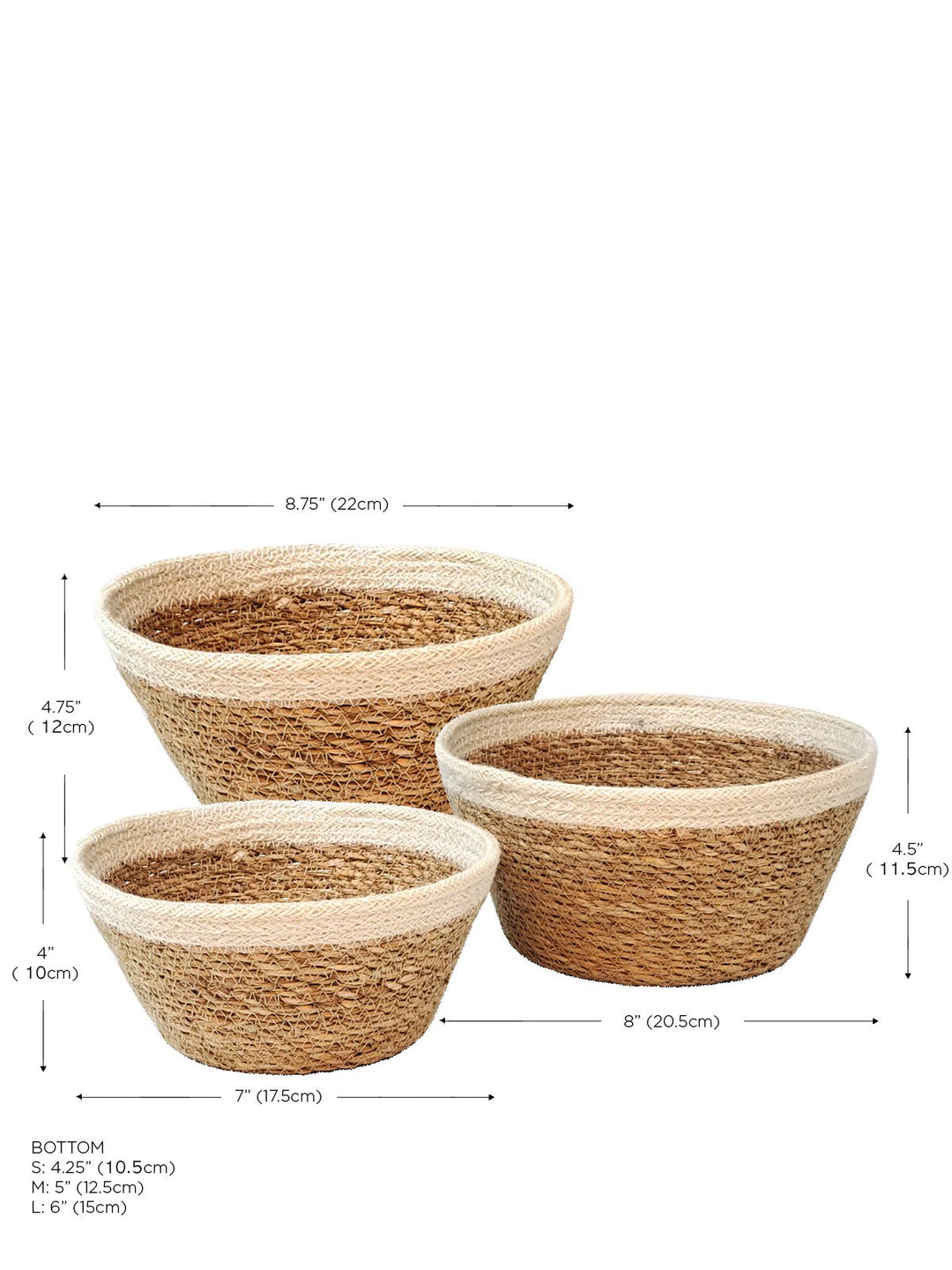 Savar Plant Bowl (Set of 3)